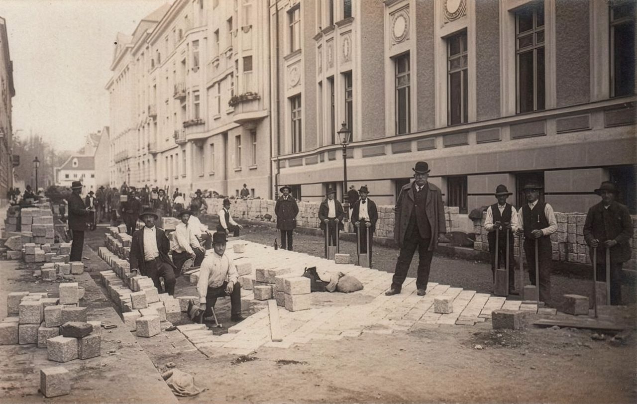 Palmotićeva ulica, oko 1910. godine